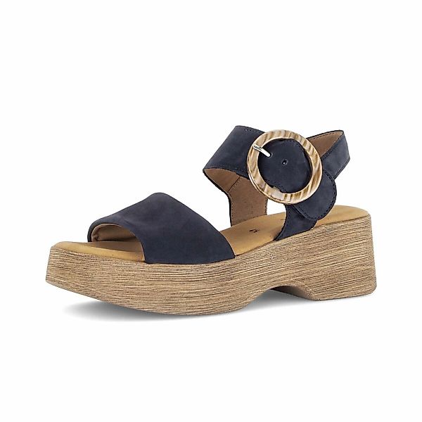 Gabor Plateausandaletten "Plateau Sandale Rauleder" günstig online kaufen