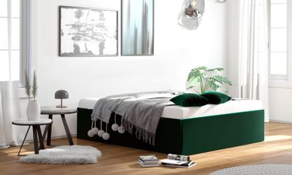 Westfalia Schlafkomfort Polsterbett "Amrum" in Samtvelours ohne Kopfteil, m günstig online kaufen