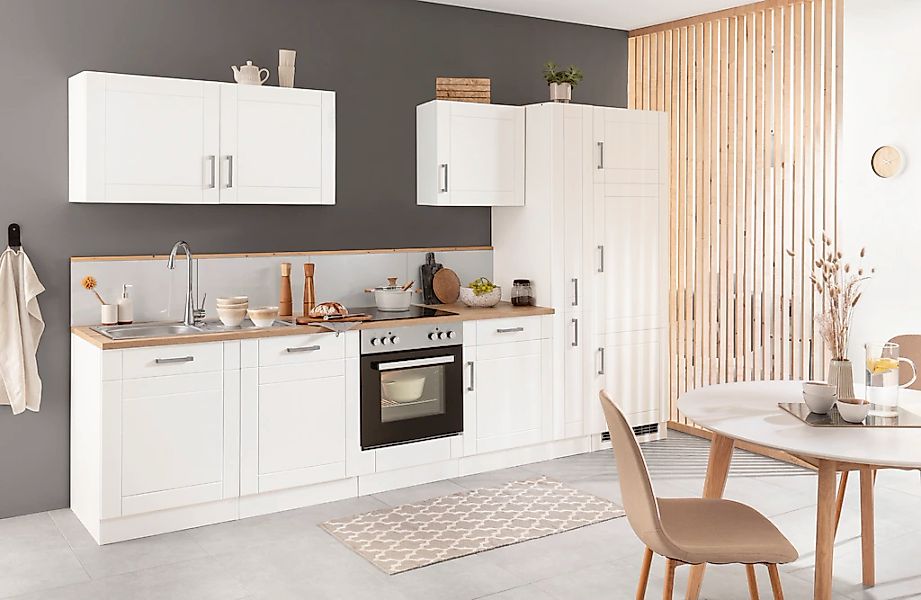 KOCHSTATION Küchenzeile »KS-Tinnum« ohne E-Geräte, Breite 330 cm günstig online kaufen