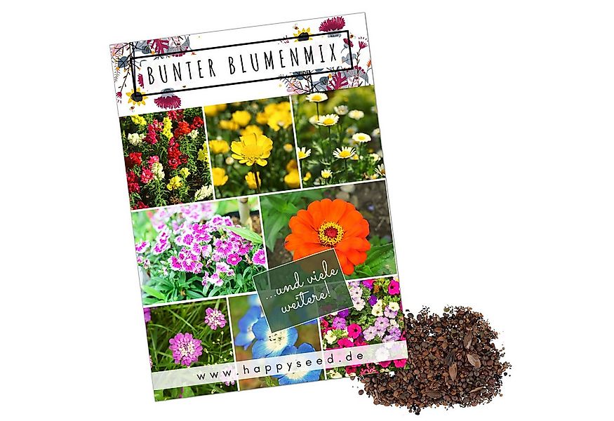 HappySeed Blumensamen Blumensamen Balkonkasten Mischung - Farbenfroher Blum günstig online kaufen