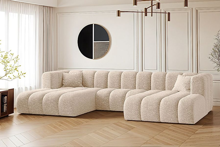 Kaiser Möbel Ecksofa U-from, Sofa Grand modular stoff Salvador und Haga, Zw günstig online kaufen