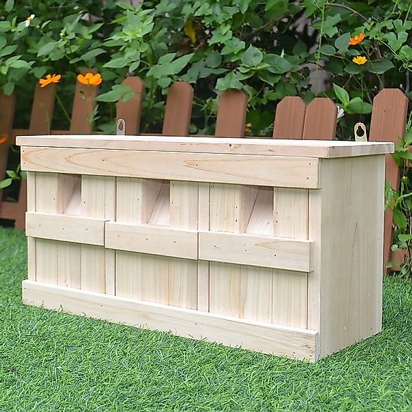 Mucola Nistkasten Nistkasten Vogelhaus 3 Nistkammern günstig online kaufen