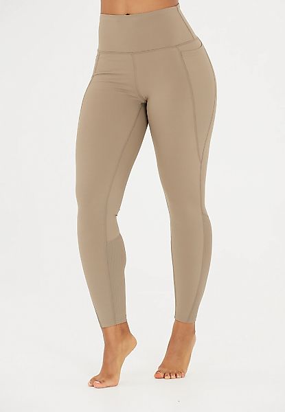 champagner schwarz Trainingstights "Aliya" im stretchy Design mit flachen N günstig online kaufen