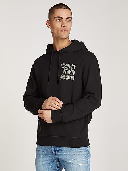 Calvin Klein Jeans Kapuzensweatshirt STACKED EUPHORIC günstig online kaufen