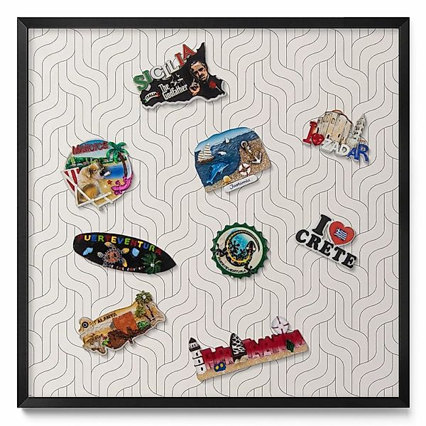 Tulup Magnettafel Blech Magnettafel für Sammlermagnete Regelmäßiges Lineare günstig online kaufen