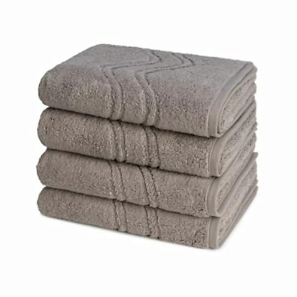 Ross 4 X Handtuch - im Set Cashmere feeling Handtücher braun günstig online kaufen