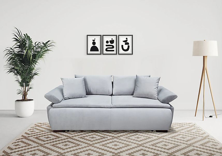 Home affaire Schlafsofa "Romeo" mit Boxspringaufbau, Bettfunktion & Bettkas günstig online kaufen