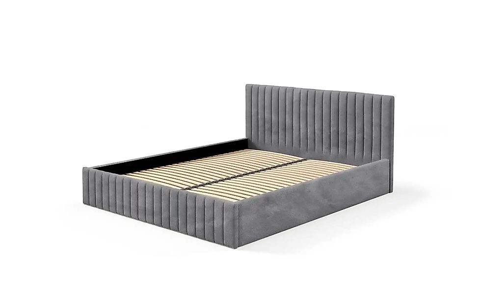 Polsterbett mit Bettkasten Sona ¦ grau ¦ Maße (cm): B: 189 H: 90 Betten > P günstig online kaufen