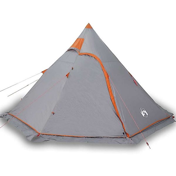 vidaXL Tipi-Zelt Tipi-Campingzelt 5 Personen Grau günstig online kaufen