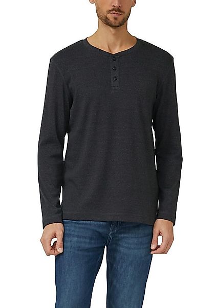 s.Oliver Langarmshirt mit Knopfleiste günstig online kaufen