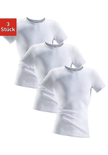Clipper Unterhemd 3 Stk. tlg., aus Doppelripp, T-Shirt, Unterziehshirt, Kur günstig online kaufen