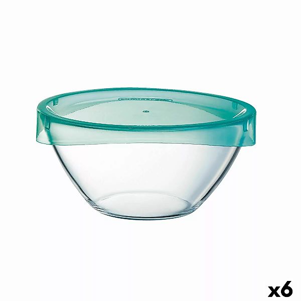 Salatschüssel Luminarc Keep'n Lagon Durchsichtig Mit Deckel Glas (23 Cm) (6 günstig online kaufen