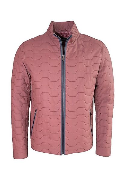 Lolus Lederjacke Chris in weinrot Sportlich elegante Herren Stepp Lederjack günstig online kaufen