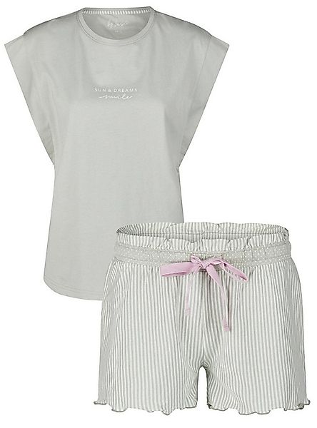 By Louise Shorty Modischer Damen Schlafanzug kurz (2 tlg) Baumwolle günstig online kaufen