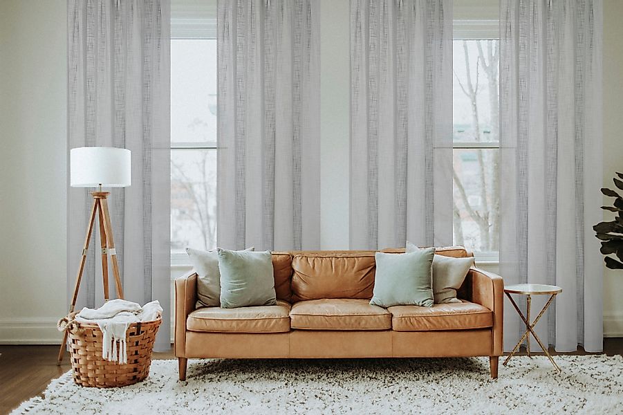 Home Basics Gardine 080530 Kombiband Fertigschal günstig online kaufen