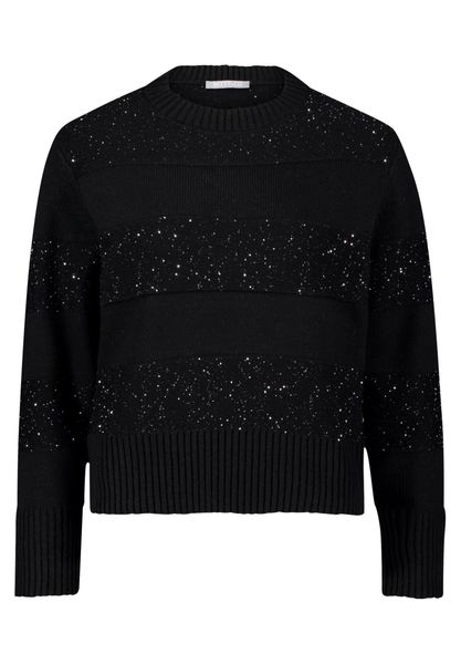Betty&Co Strickpullover Damen Strickpullover mit Pailletten günstig online kaufen