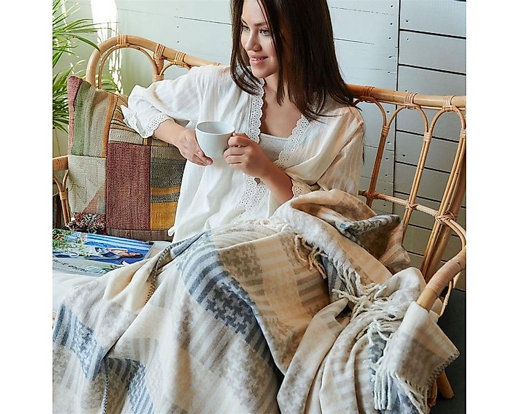 Plaid Kuscheldecke flauschig Sommerdecke Tagesdecke 150x200 cm, SEI Design, günstig online kaufen