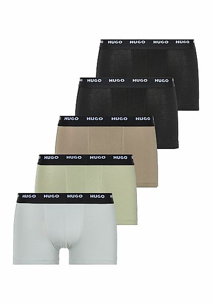 HUGO Underwear Trunk "FIVE PACK" Packung, 5er-Pack, 5 Stk. mit HUGO Schrift günstig online kaufen