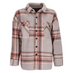 Baumfuchs Langarmhemd Damen Overshirt mit Karomuster günstig online kaufen