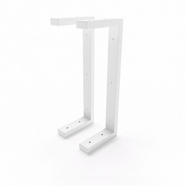 HEVVA Waschtischhalterung LAHN 15 cm Tief 2er Set Weiß günstig online kaufen