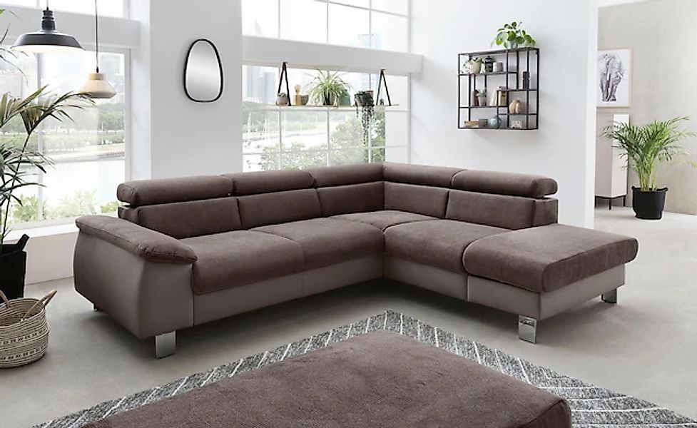 COTTA Polstergarnitur »Komaris L-Form, B: 249 bzw. 100 cm (Set: Ecksofa & H günstig online kaufen