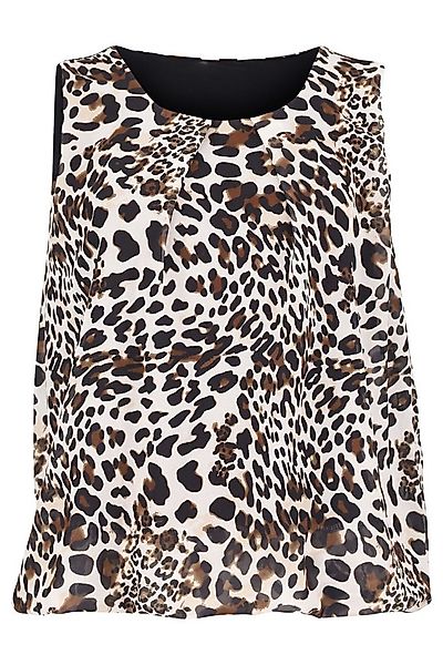 malito more than fashion Chiffonbluse 6879 Blusentop mit Rundhals-Ausschnit günstig online kaufen