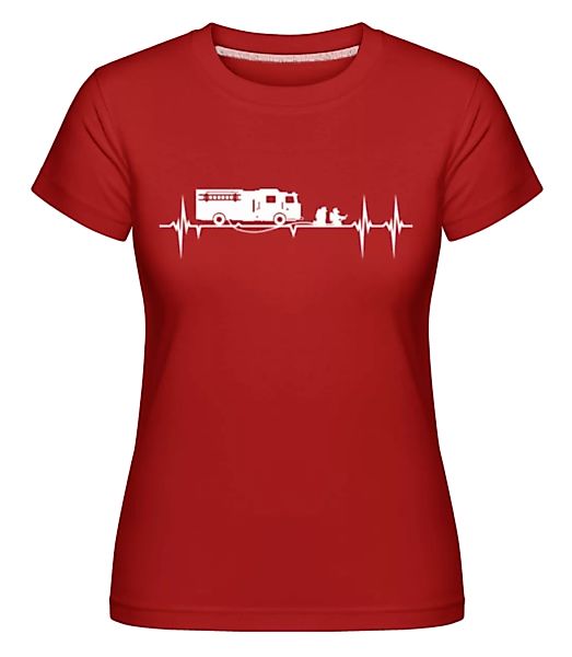 Feuerwehr Herzschlag · Shirtinator Frauen T-Shirt günstig online kaufen