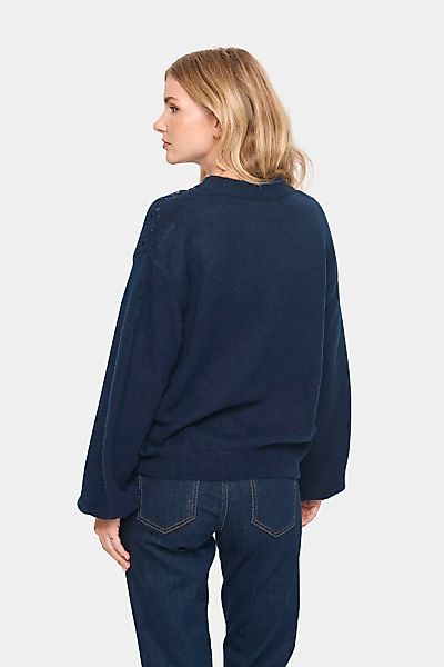 Saint Tropez Strickpullover "BarbelSZ Pullover", mit Pailletten günstig online kaufen