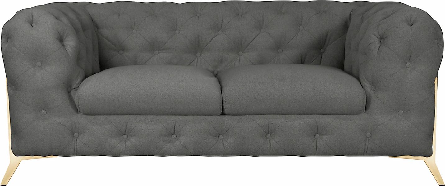 Home affaire Chesterfield-Sofa "Amaury" aufwändige Knopfheftung, moderne Ch günstig online kaufen