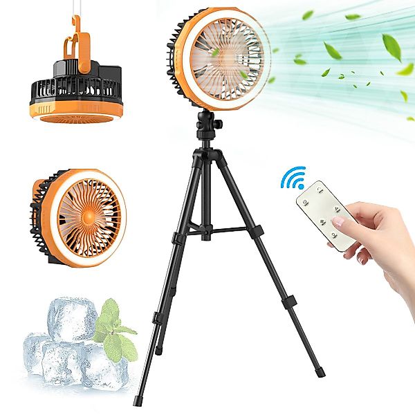 ZEUOPQ Standventilator Stativventilator mit LED oszillierender günstig online kaufen