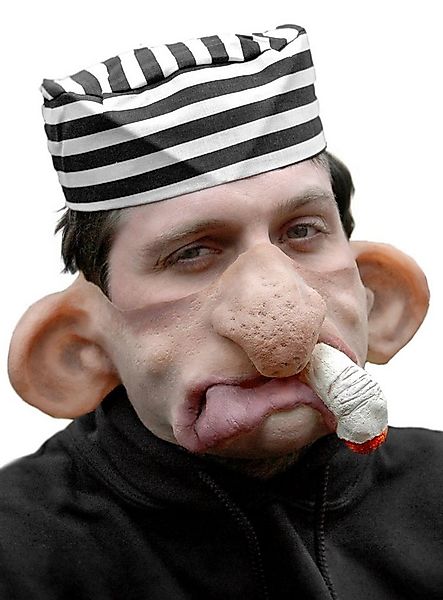 Wizardo Verkleidungsmaske Kalle Sträfling Maske - Halloween Fasching Kostüm günstig online kaufen