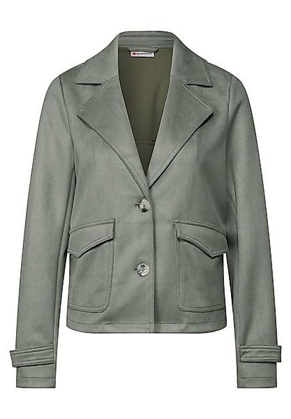STREET ONE Lederimitatjacke - modische Velour Jacke für jeden Anlass günstig online kaufen
