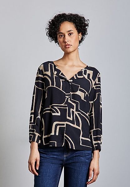 STREET ONE 3/4-Arm-Shirt mit All-Over Print günstig online kaufen