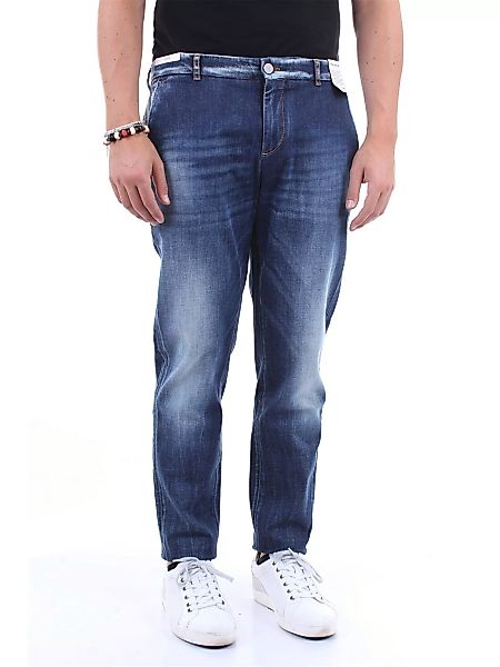 PT TORINO gerade Herren Dunkle Jeans Baumwolle und Elasthan günstig online kaufen