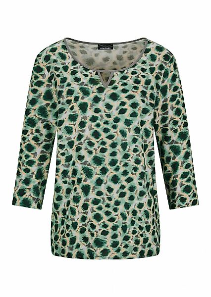 GOLDNER Schlupfbluse "Elegante Viskosebluse mit Leo-Muster" günstig online kaufen