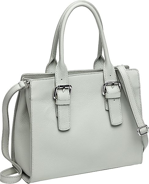 Caspar Henkeltasche Damen Leder Handtasche Kelly günstig online kaufen