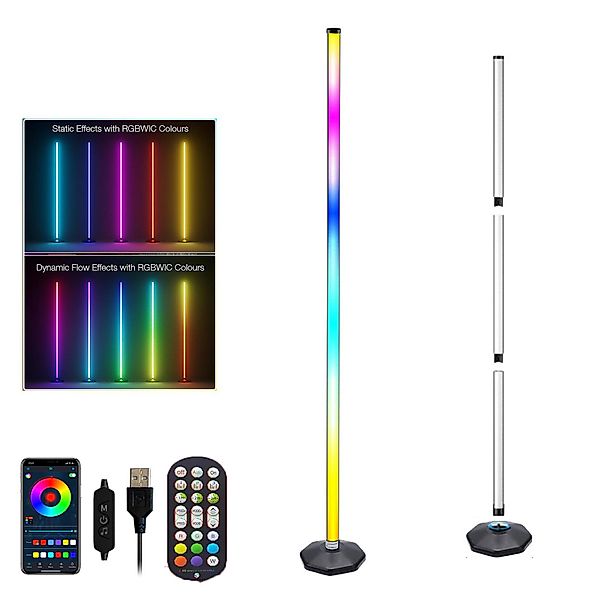 MUPOO LED Stehlampe RGB Ecklampe Musiksynch günstig online kaufen