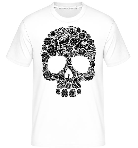 Flower Skull · Shirtinator Männer T-Shirt günstig online kaufen