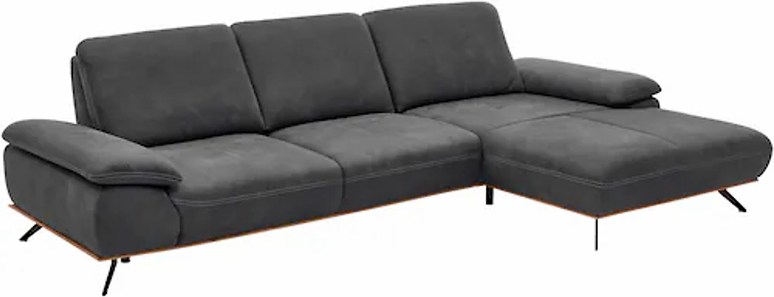 Die PlanBar Ecksofa »PN-EM18063 L-Form«, wahlweise mit echt bezogenem Rücke günstig online kaufen
