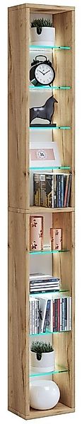 VCM Standregal Holz CD DVD Stand Aufbewahrung Regal Rasato XL günstig online kaufen