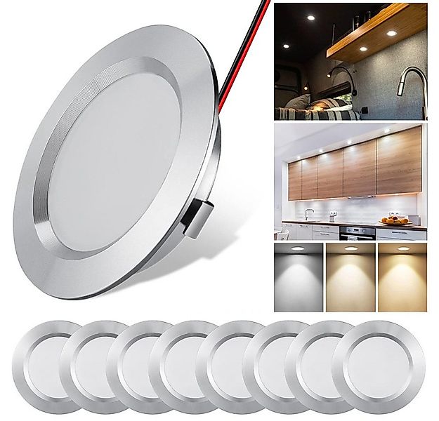 Sunicol LED Einbauleuchte Deckenlampen, Wohnmobil Flach Spot Einbaustrahler günstig online kaufen