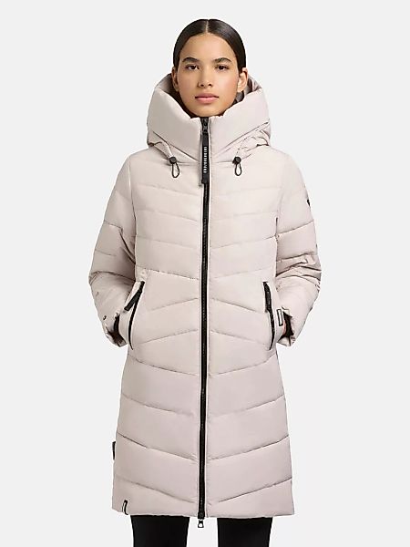 khujo Steppmantel "Pluz-YM", Warmer gesteppter Damen Wintermantel mit Kapuz günstig online kaufen