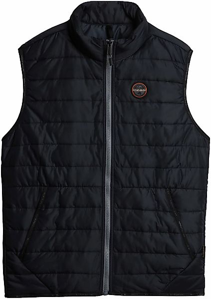 Napapijri Steppweste Mit Markenlabel an der Seite und innen; mit Stehkragen günstig online kaufen