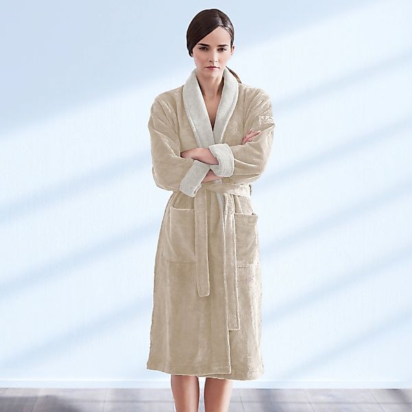 LOOKS by Wolfgang Joop Bademantel "Doubleface", 1 Stk. mit Schalkragen, LOO günstig online kaufen