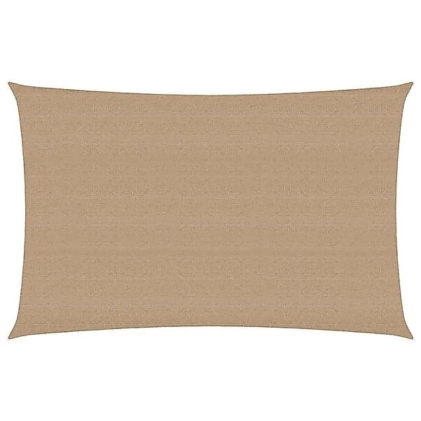 vidaXL Sonnensegel 160 g/m² Taupe 3x5 m HDPE 311404 günstig online kaufen