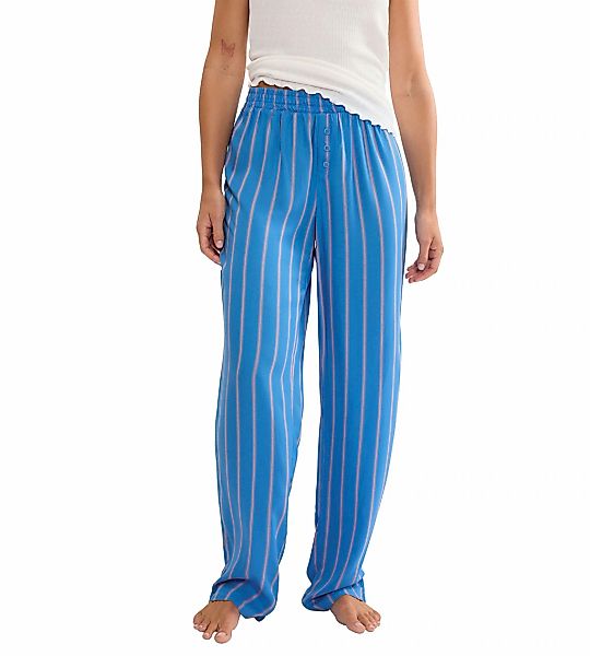 Triumph Pyjamahose "Mix & Match Trousers Viscose 01" Gummizug, gestreift, l günstig online kaufen