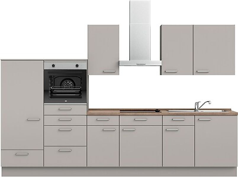 nobilia® Küchenzeile »"Touch I"« vormontiert, Ausrichtung wählbar, Breite 3 günstig online kaufen