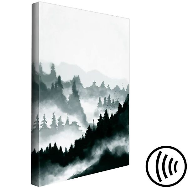Leinwandbild Hazy Landscape (1 Part) Vertical XXL günstig online kaufen