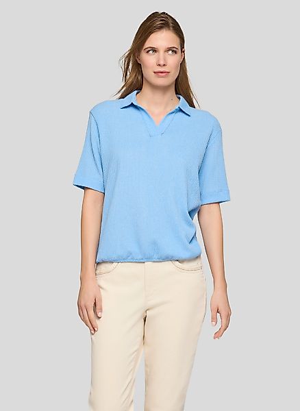 Rabe Poloshirt in Crinkle-Optik günstig online kaufen