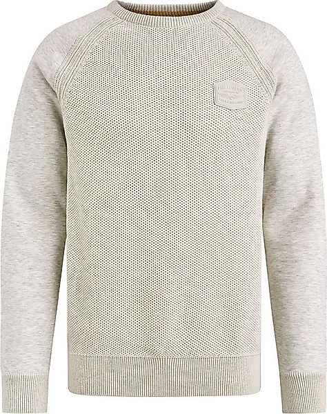 PME Legend Sweater Knit Sweat Ecru - Größe XXL günstig online kaufen